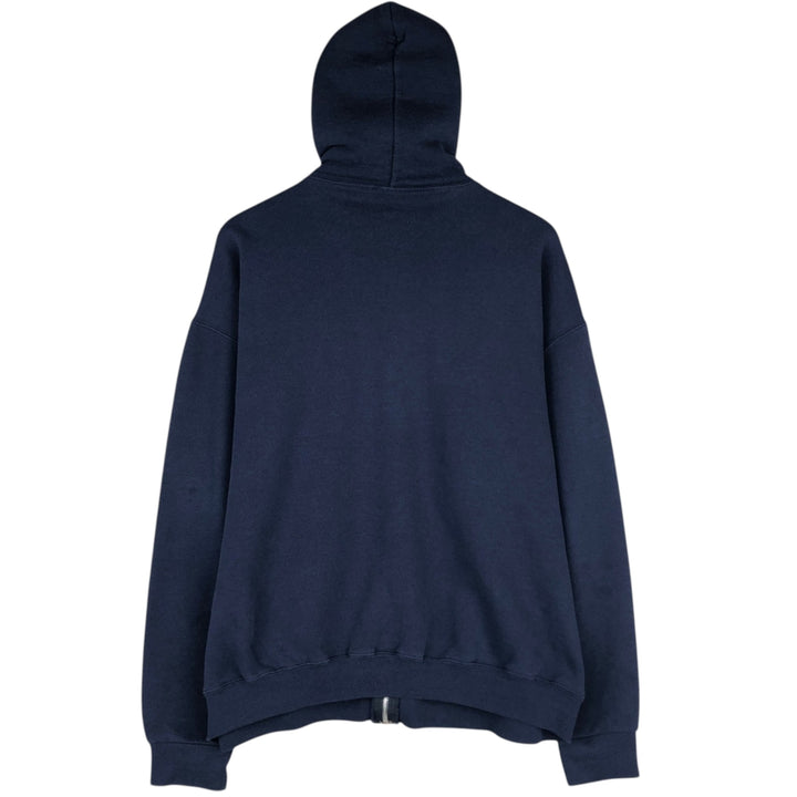 Russell Dri-POWER Sweat Full-Zip Hoodie, Men's Size L polyester navy blue type Vintage Second Hand