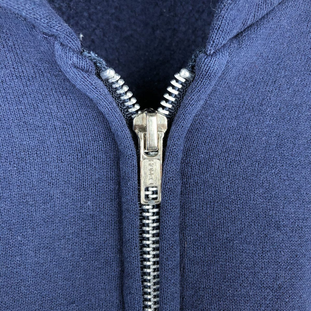 Russell Dri-POWER Sweat Full-Zip Hoodie, Men's Size L polyester navy blue type Vintage Second Hand