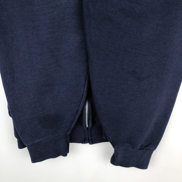 Russell Dri-POWER Sweat Full-Zip Hoodie, Men's Size L polyester navy blue type Vintage Second Hand