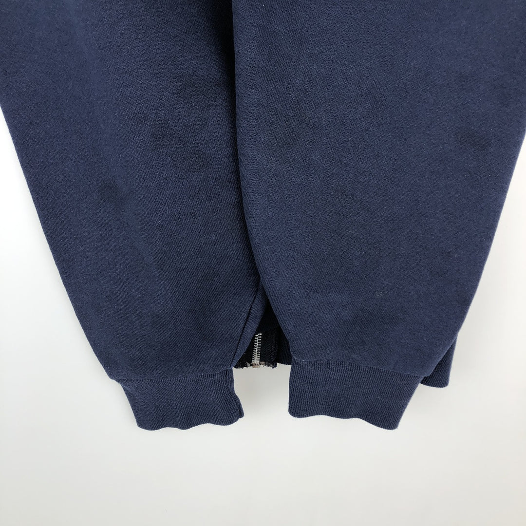 Russell Dri-POWER Sweat Full-Zip Hoodie, Men's Size L polyester navy blue type Vintage Second Hand