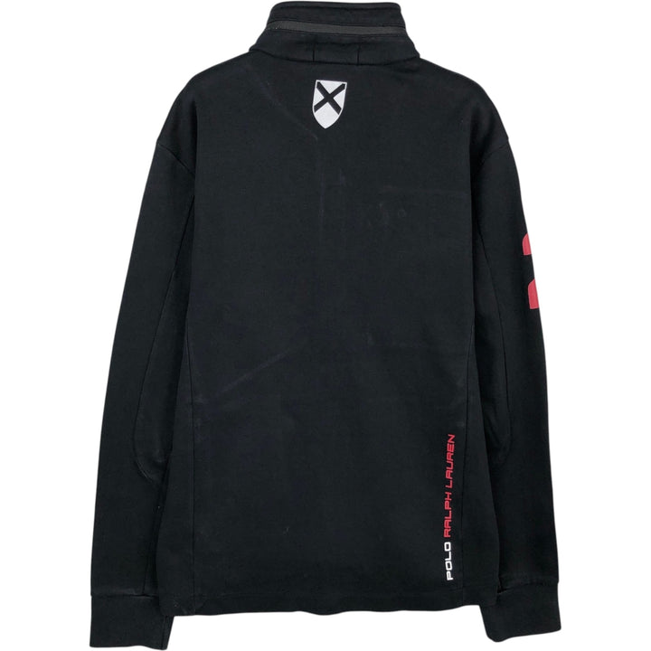 Ralph Lauren POLO RALPH LAUREN full-zip sweatshirt, men's size S cotton black type Vintage Second Hand