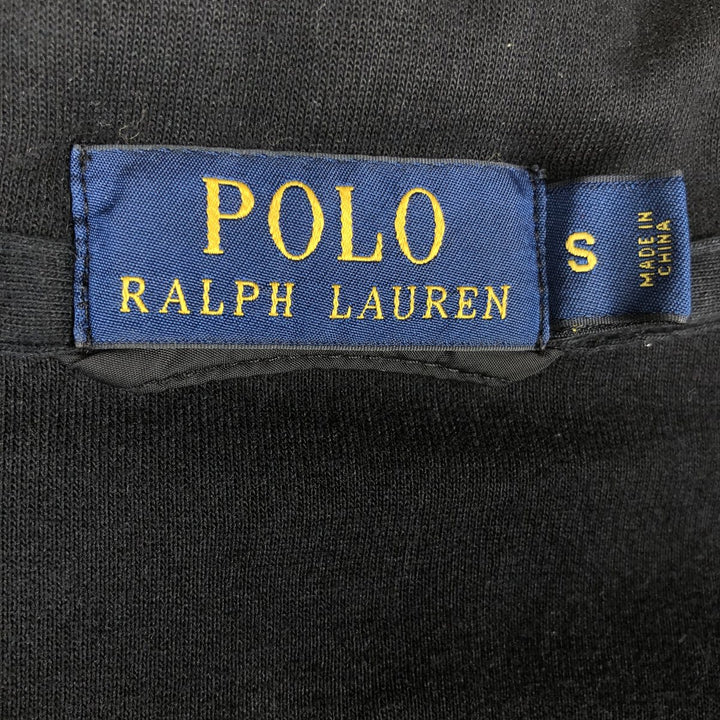 Ralph Lauren POLO RALPH LAUREN full-zip sweatshirt, men's size S cotton black type Vintage Second Hand