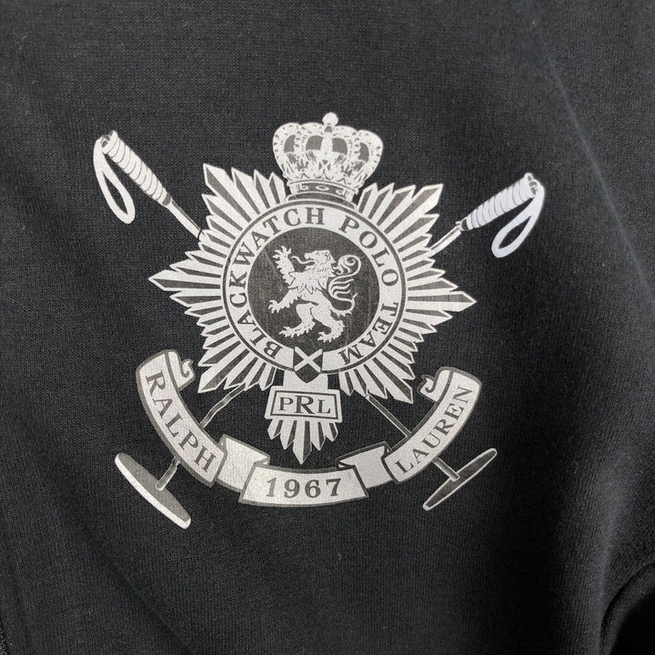 Ralph Lauren POLO RALPH LAUREN full-zip sweatshirt, men's size S cotton black type Vintage Second Hand