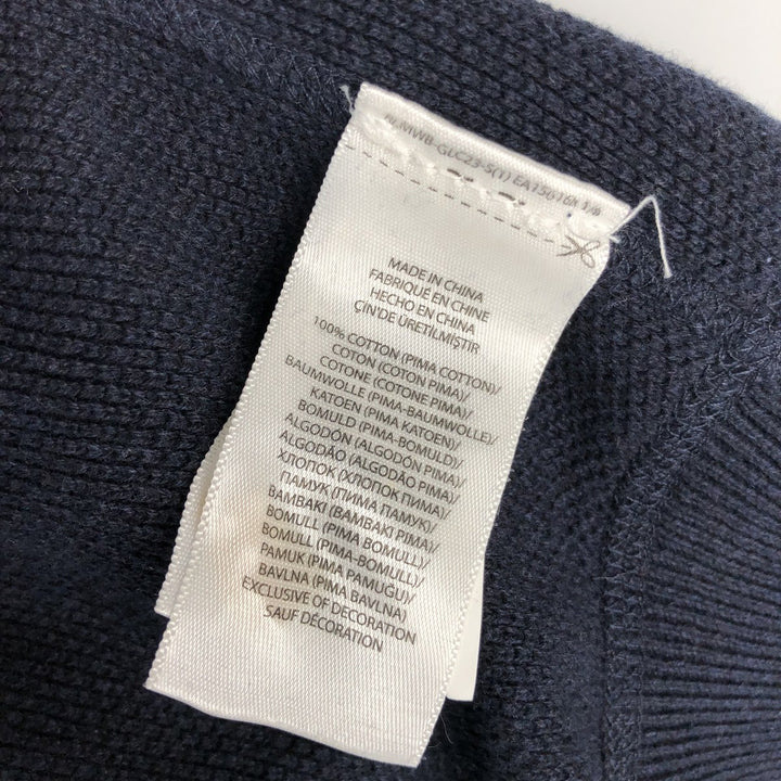 Ralph Lauren POLO RALPH LAUREN Sweat Full Zip Hoodie Men's XXL Pima Cotton navy blue type Vintage Second Hand