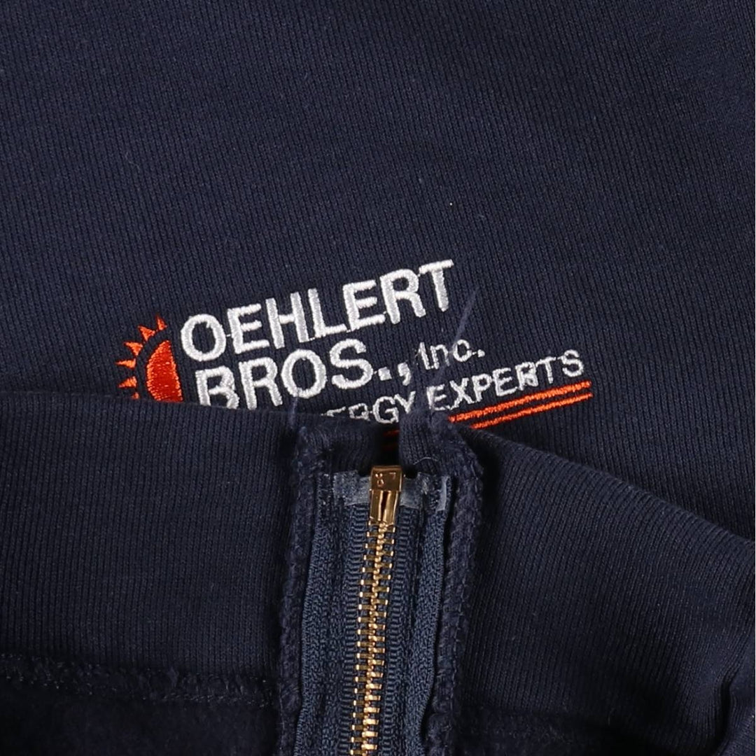 Carhartt ORIGINAL FIT Advertising Full-Zip Sweatshirt Hoodie, Men's Size S (approx.) cotton navy blue type Vintage Second Hand