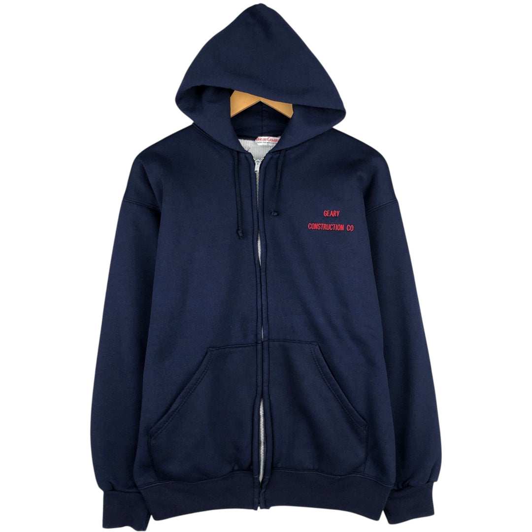 WearGuard Sweat Full-Zip Hoodie, Men's Size L unclear navy blue type Vintage Second Hand