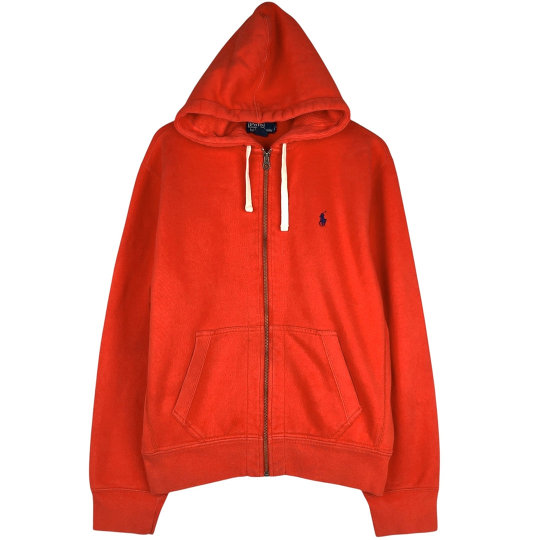 Ralph Lauren POLO by Ralph Lauren Sweat Full Zip Hoodie Men's L size cotton orange type Vintage Second Hand