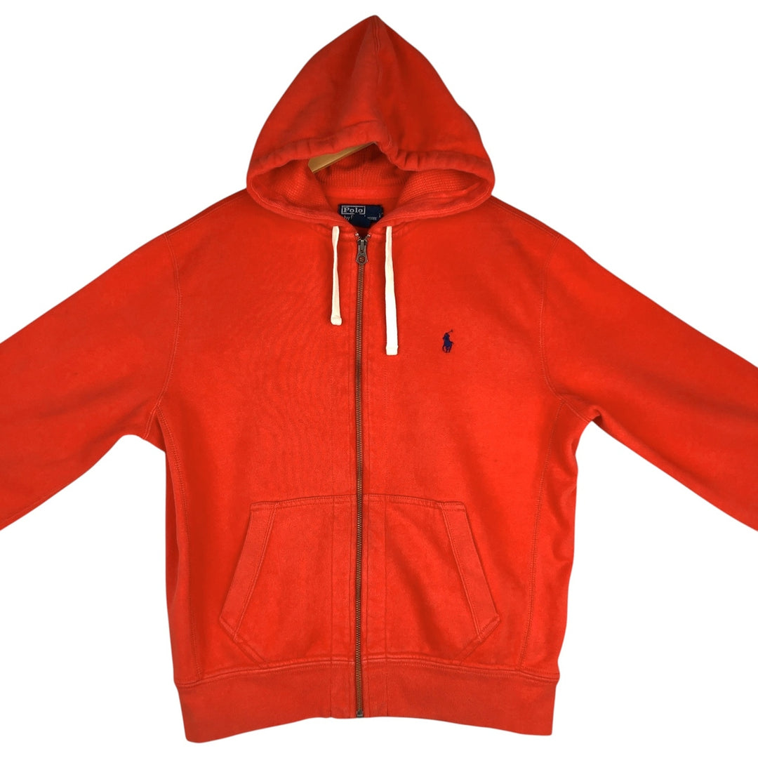 Ralph Lauren POLO by Ralph Lauren Sweat Full Zip Hoodie Men's L size cotton orange type Vintage Second Hand