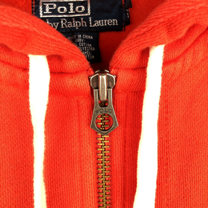 Ralph Lauren POLO by Ralph Lauren Sweat Full Zip Hoodie Men's L size cotton orange type Vintage Second Hand