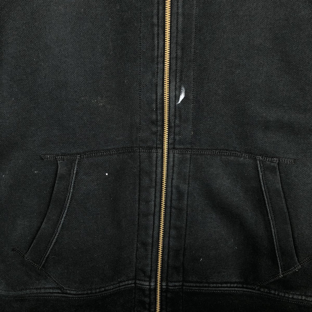 Ralph Lauren POLO RALPH LAUREN Sweatshirt Full-Zip Hoodie, Women's Size XXL (approx.) cotton black type Vintage Second Hand