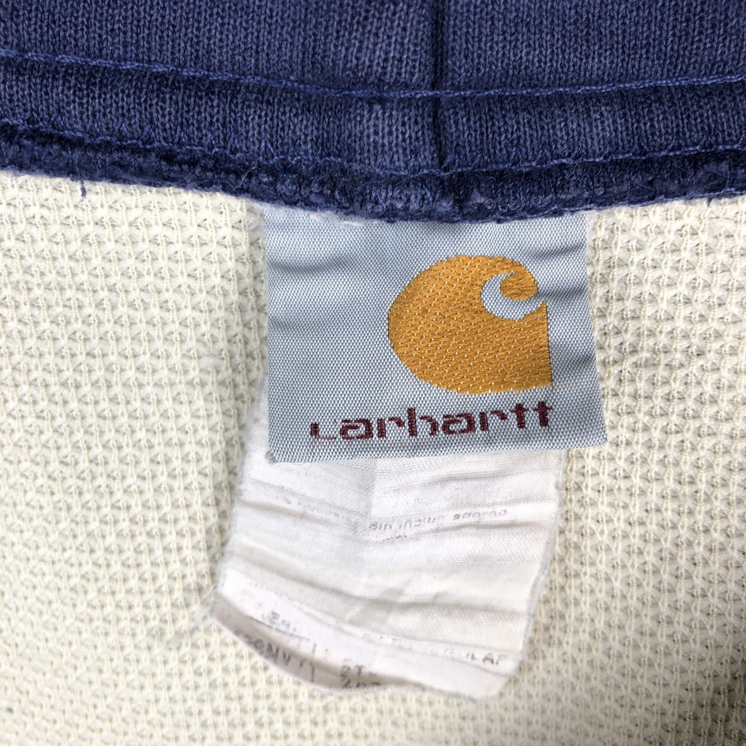 Carhartt Sweat Full Zip Hoodie Men's XXL unclear navy blue type Vintage Second Hand