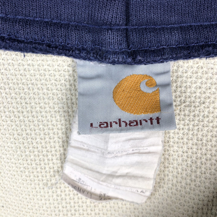 Carhartt Sweat Full Zip Hoodie Men's XXL unclear navy blue type Vintage Second Hand