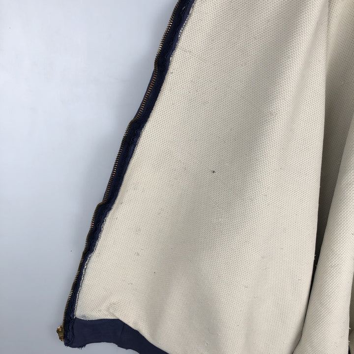 Carhartt Sweat Full Zip Hoodie Men's XXL unclear navy blue type Vintage Second Hand