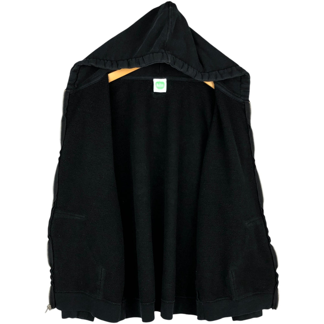 2000'S THE BEATLES Full-Zip Sweatshirt Hoodie, Men's Size L (approx.), Double-Sided Print cotton black type Vintage Second Hand