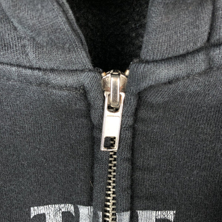 2000'S THE BEATLES Full-Zip Sweatshirt Hoodie, Men's Size L (approx.), Double-Sided Print cotton black type Vintage Second Hand