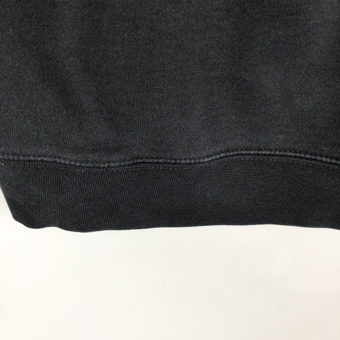 2000'S THE BEATLES Full-Zip Sweatshirt Hoodie, Men's Size L (approx.), Double-Sided Print cotton black type Vintage Second Hand