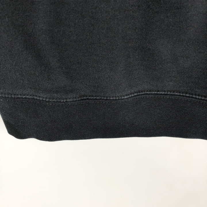 2000'S THE BEATLES Full-Zip Sweatshirt Hoodie, Men's Size L (approx.), Double-Sided Print cotton black type Vintage Second Hand