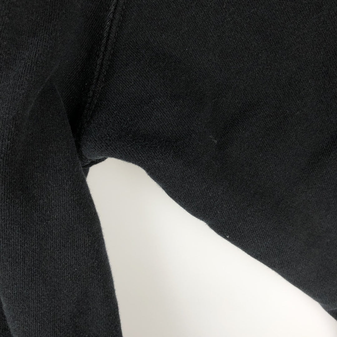 2000'S THE BEATLES Full-Zip Sweatshirt Hoodie, Men's Size L (approx.), Double-Sided Print cotton black type Vintage Second Hand