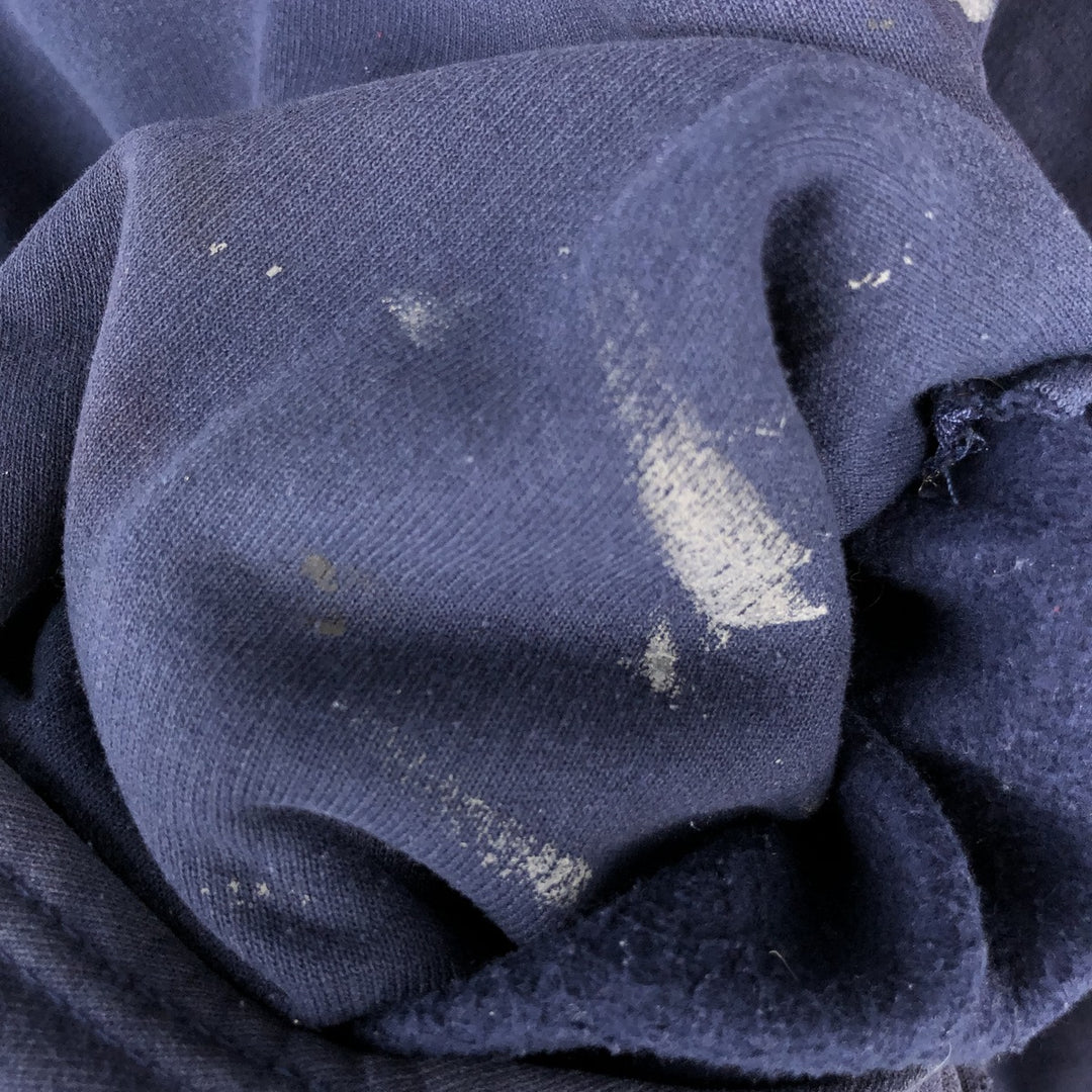 Carhartt Sweat Full Zip Hoodie Men's XXL cotton navy blue type Vintage Second Hand