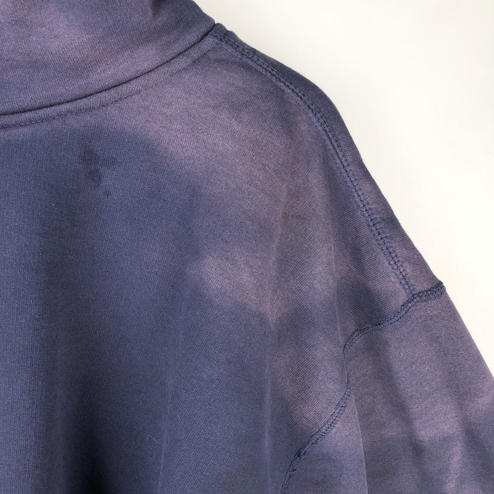 Carhartt Sweat Full Zip Hoodie Men's XXL cotton navy blue type Vintage Second Hand