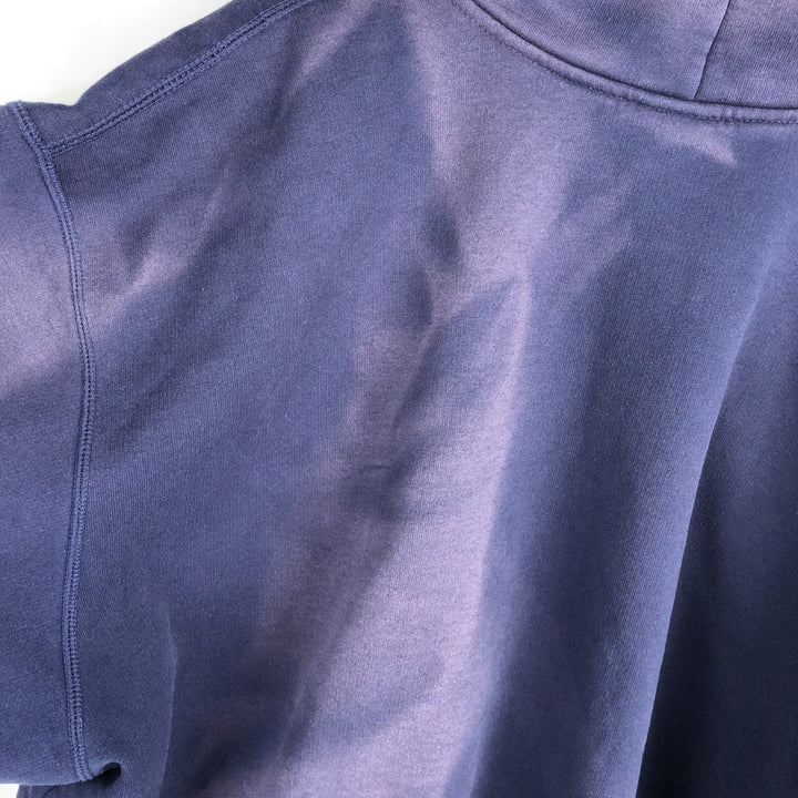 Carhartt Sweat Full Zip Hoodie Men's XXL cotton navy blue type Vintage Second Hand