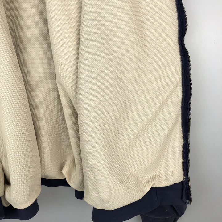 Carhartt Sweat Full Zip Hoodie Men's XXL cotton navy blue type Vintage Second Hand