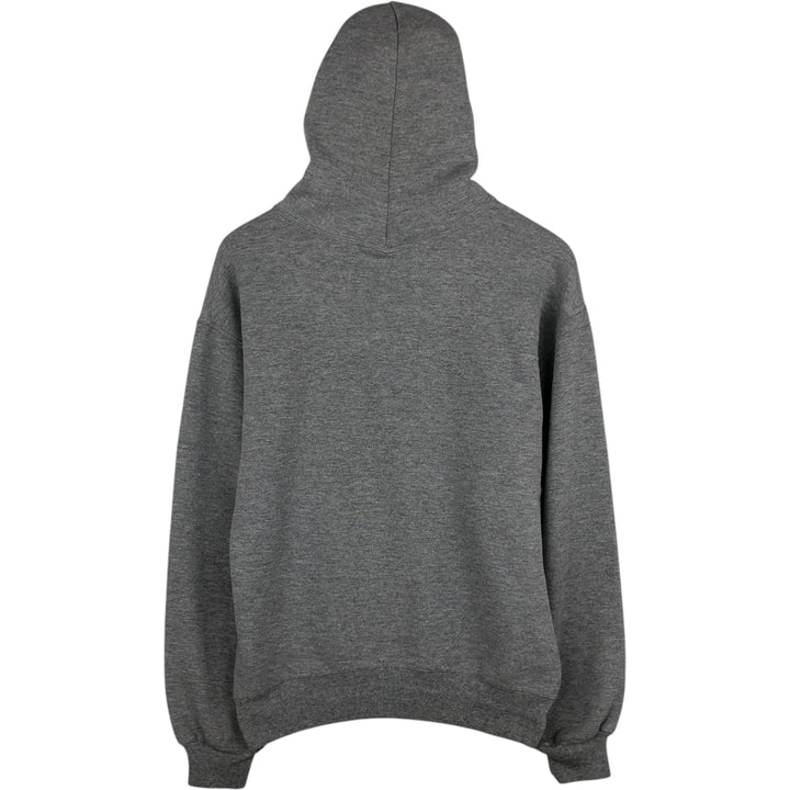 90'S Russell Full-Zip Sweatshirt Hoodie, Made in USA, Men's Size M (Equivalent), Vintage polyester gray type Vintage Second Hand