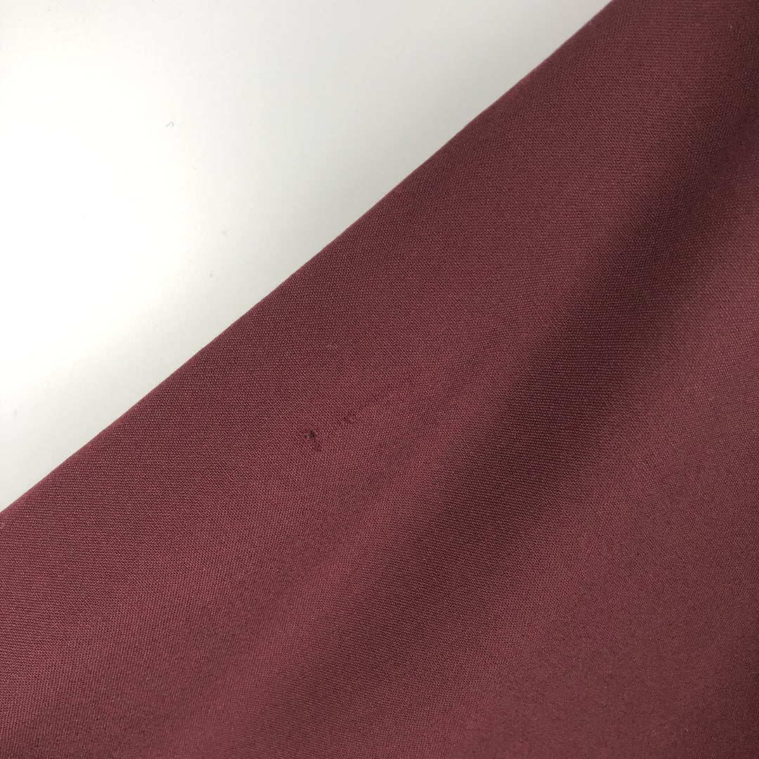 Pendleton button-down wool shirt, men's size L (approx.) wool wine-red Vintage Second Hand