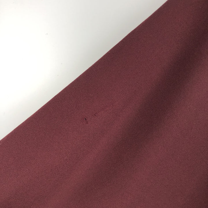 Pendleton button-down wool shirt, men's size L (approx.) wool wine-red Vintage Second Hand