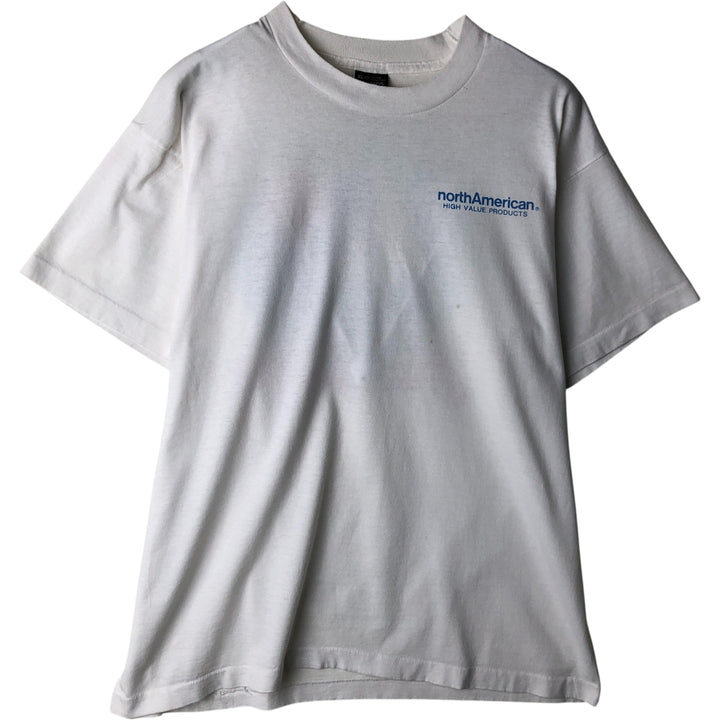 90'S Screen Stars Best Advertising T-Shirt, Made in USA, Men's XL, Vintage cotton white type Vintage Second Hand