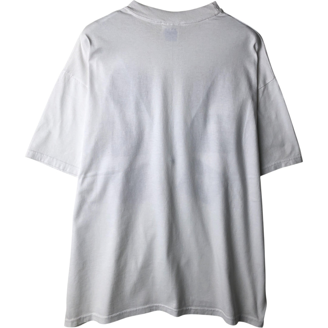 00'S Hanes HEAVYWEIGHT 50 cotton white type Vintage Second Hand