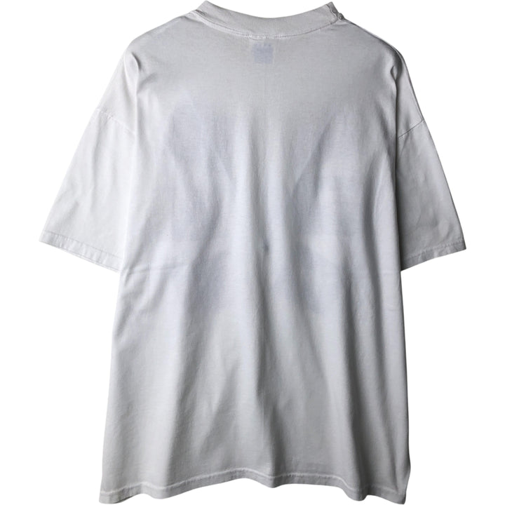 00'S Hanes HEAVYWEIGHT 50 cotton white type Vintage Second Hand