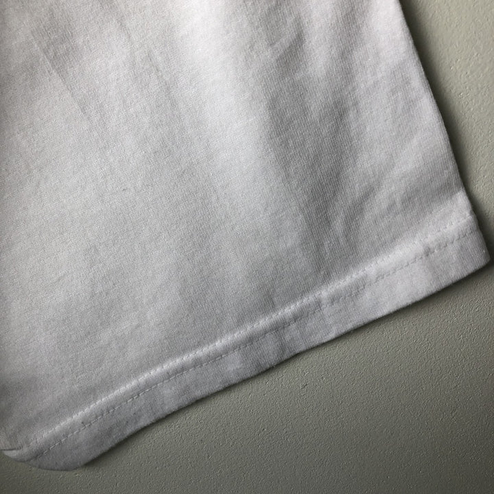 00'S Hanes HEAVYWEIGHT 50 cotton white type Vintage Second Hand