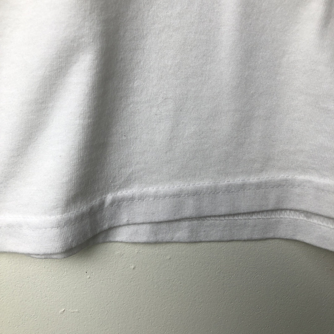00'S Hanes HEAVYWEIGHT 50 cotton white type Vintage Second Hand