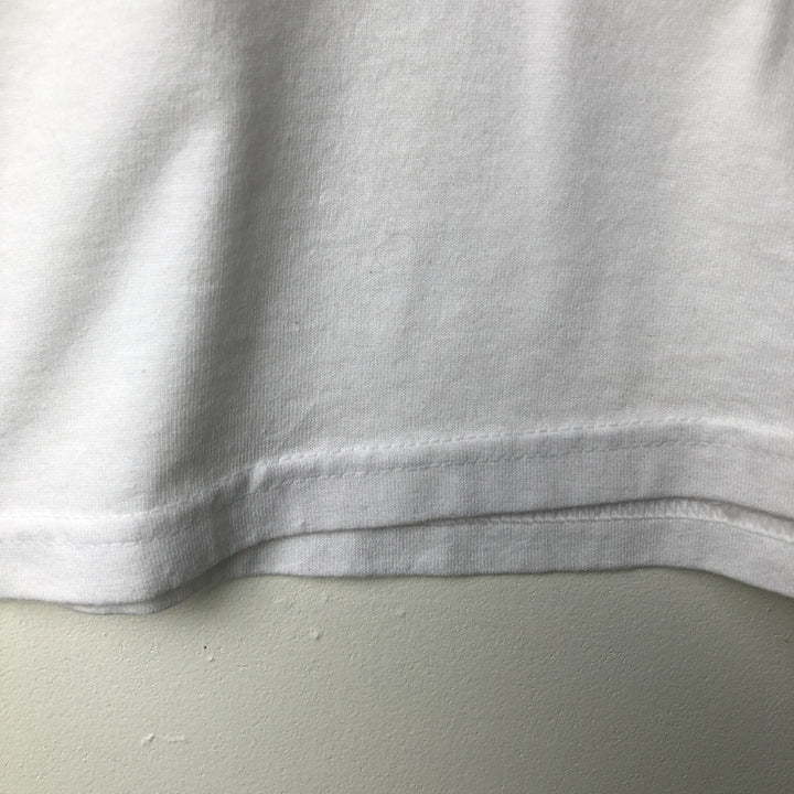 00'S Hanes HEAVYWEIGHT 50 cotton white type Vintage Second Hand