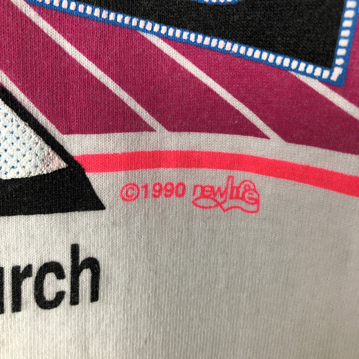 90'S Screen Stars Best Jesus Christ Jesus Christ Print T-Shirt, Made in USA, Men's XL, Vintage cotton white type Vintage Second Hand