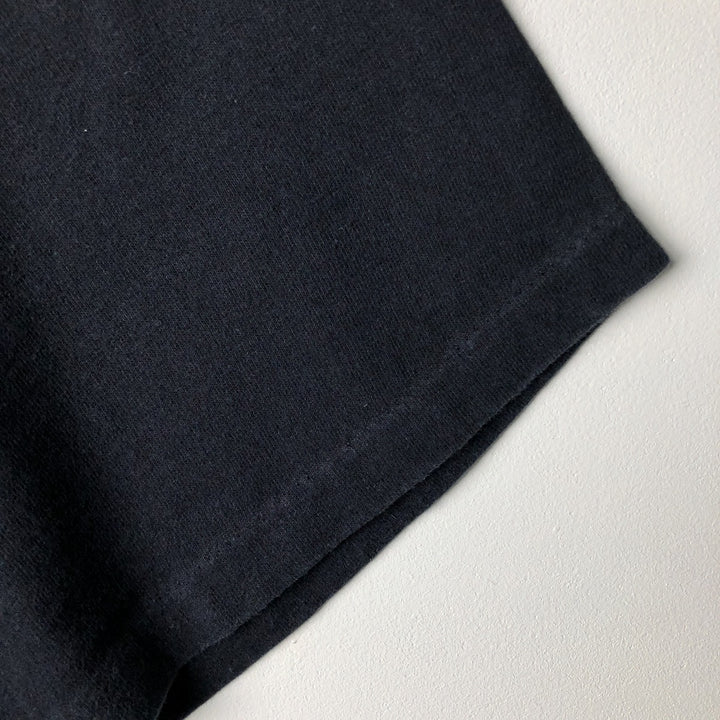 90'S Anvil Printed T-shirt Made in USA Men's XL Vintage cotton black type Vintage Second Hand