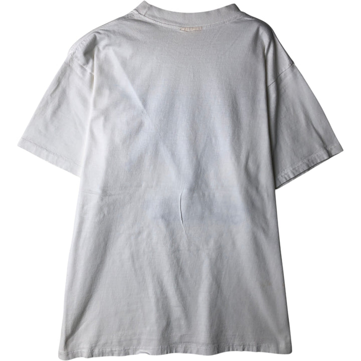 Vintage 90'S Lake Street Art T-shirt, Made in USA, Men's Size L cotton white type Vintage Second Hand