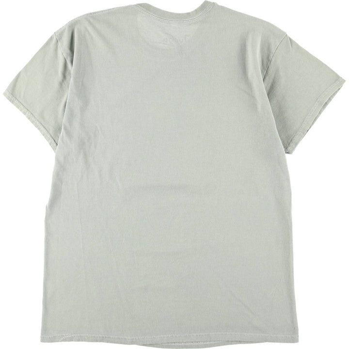 2000'S Alphonse Mucha Art T-shirt, Men's Size L (approx.) cotton Mint green Vintage Second Hand