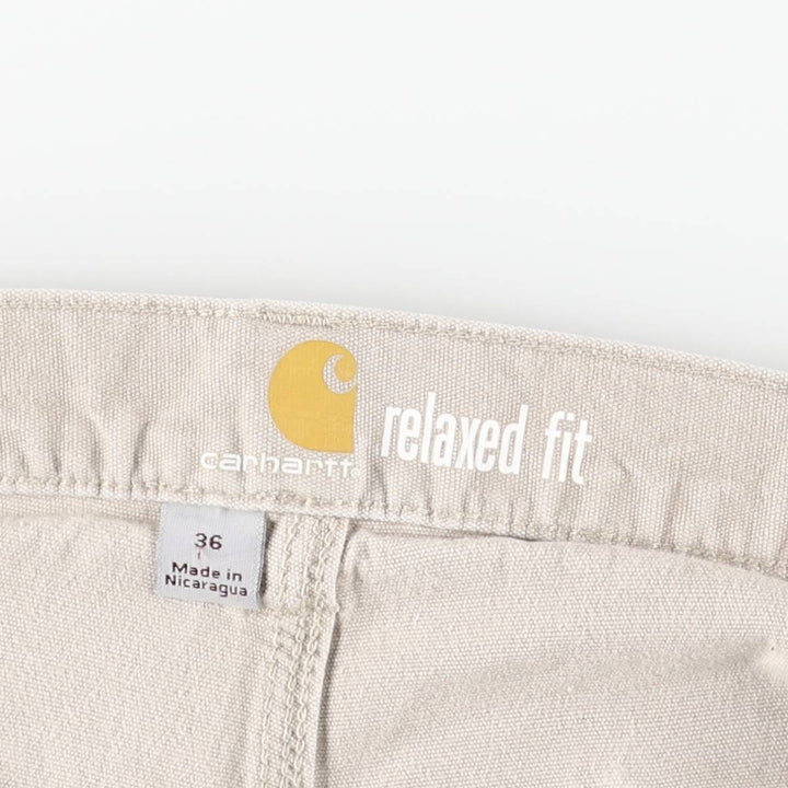 Dickies Relaxed Fit Duck Canvas Work Shorts (Men's W36 equivalent) unclear Beige type Vintage Second Hand