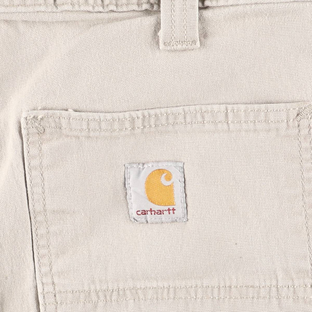 Dickies Relaxed Fit Duck Canvas Work Shorts (Men's W36 equivalent) unclear Beige type Vintage Second Hand
