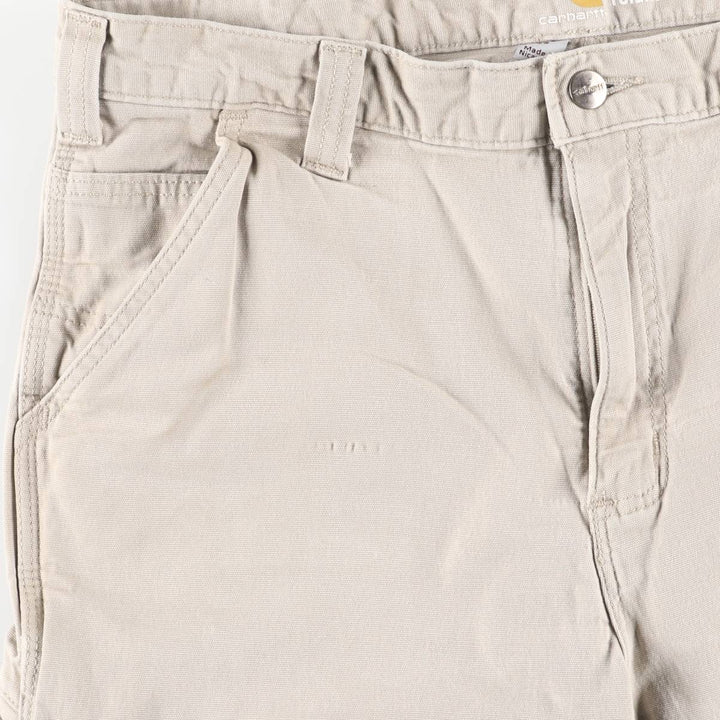 Dickies Relaxed Fit Duck Canvas Work Shorts (Men's W36 equivalent) unclear Beige type Vintage Second Hand