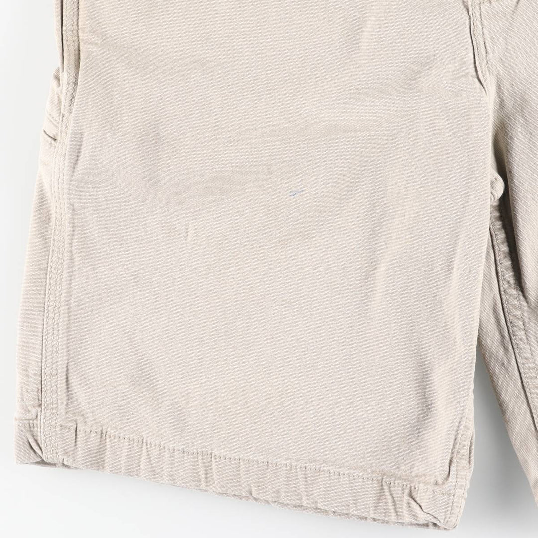 Dickies Relaxed Fit Duck Canvas Work Shorts (Men's W36 equivalent) unclear Beige type Vintage Second Hand