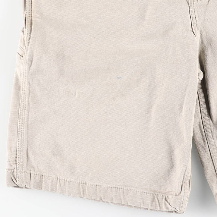 Dickies Relaxed Fit Duck Canvas Work Shorts (Men's W36 equivalent) unclear Beige type Vintage Second Hand