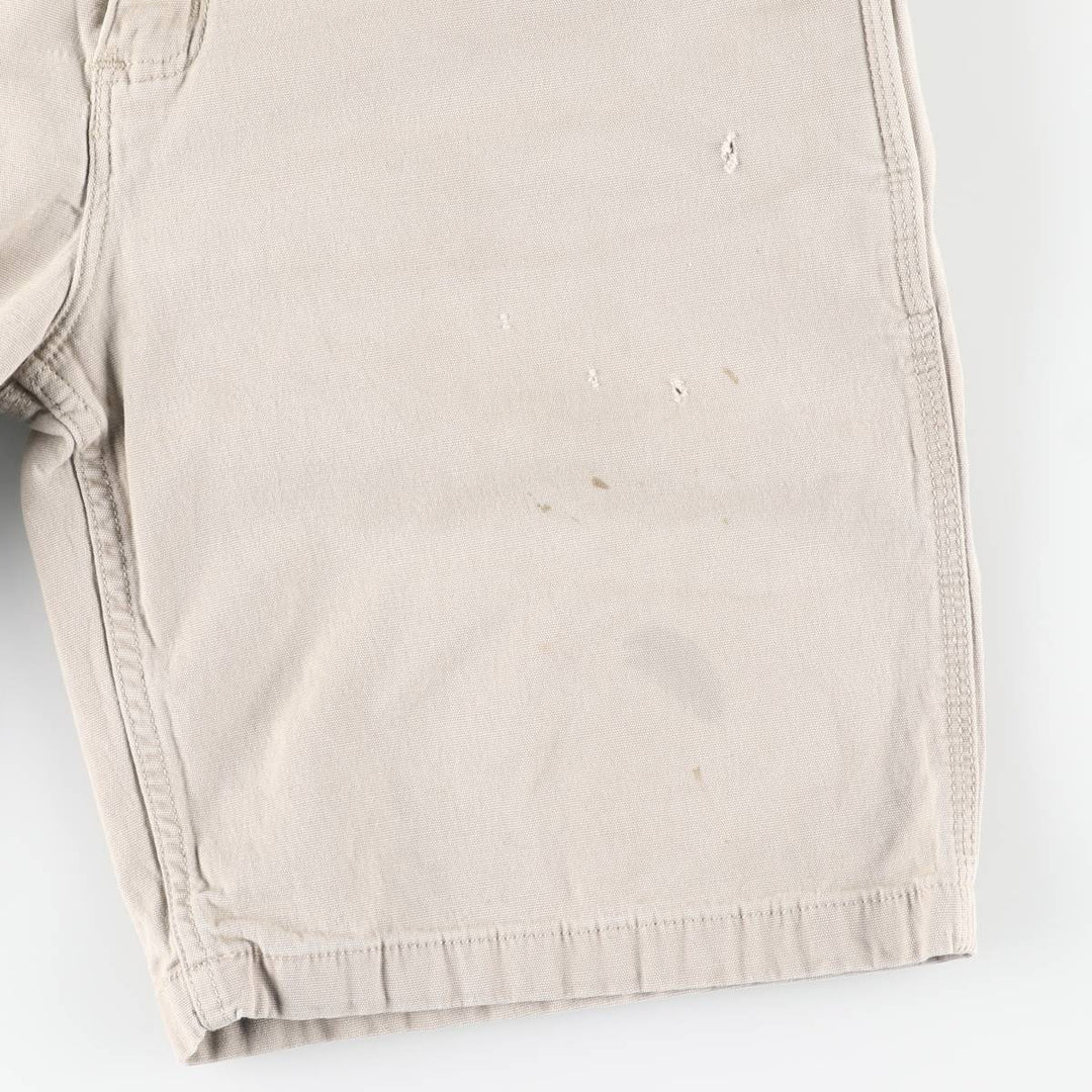 Dickies Relaxed Fit Duck Canvas Work Shorts (Men's W36 equivalent) unclear Beige type Vintage Second Hand