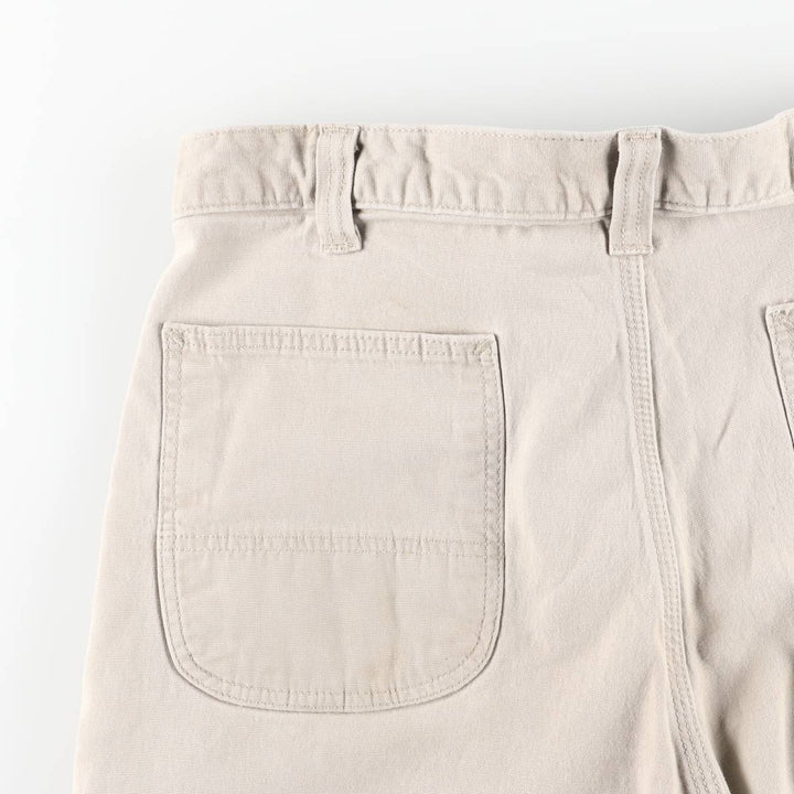 Dickies Relaxed Fit Duck Canvas Work Shorts (Men's W36 equivalent) unclear Beige type Vintage Second Hand
