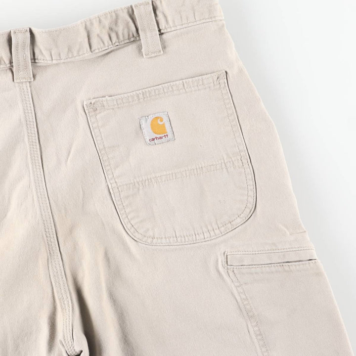 Dickies Relaxed Fit Duck Canvas Work Shorts (Men's W36 equivalent) unclear Beige type Vintage Second Hand