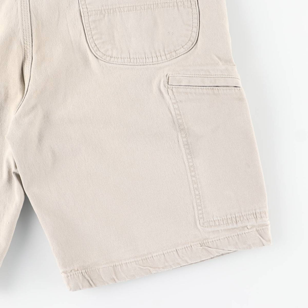 Dickies Relaxed Fit Duck Canvas Work Shorts (Men's W36 equivalent) unclear Beige type Vintage Second Hand
