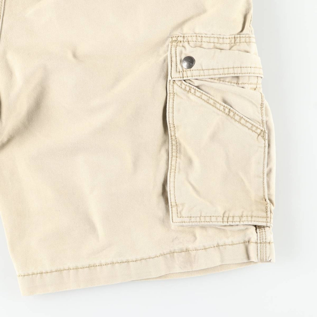 Carhartt Relaxed Fit Duck Cargo Shorts, Men's, W37 cotton Beige type Vintage Second Hand