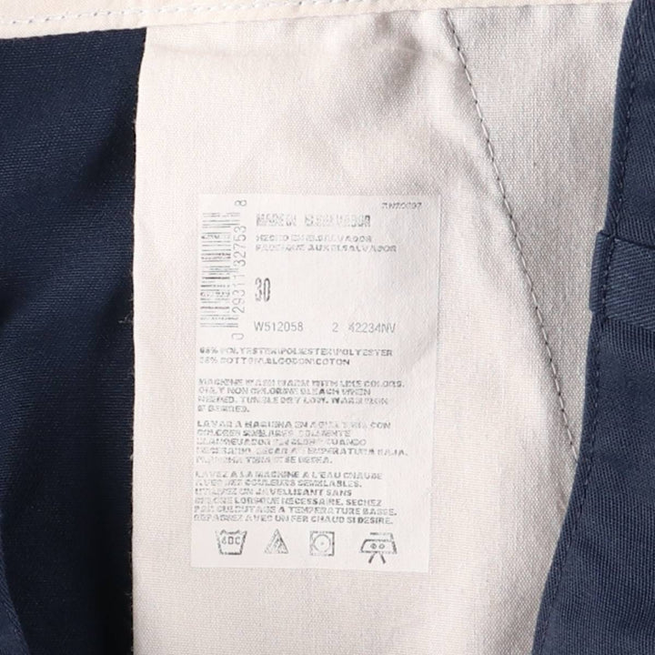 Dickies work shorts, men's size W29 (approx.) polyester navy blue type Vintage Second Hand